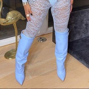 Shane justin powder blue boots